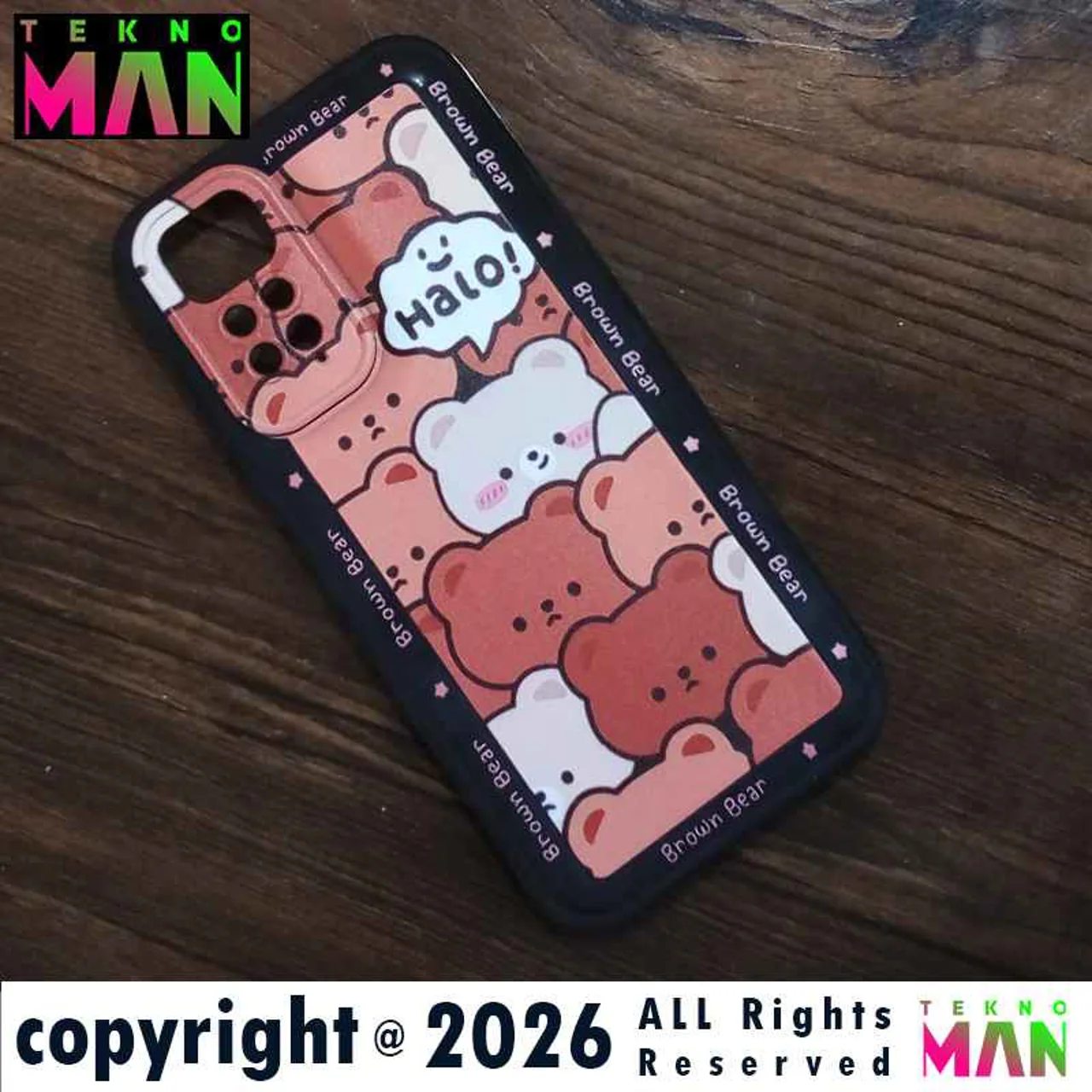 گارد شیائومی Note 11s خرسی BrownBear