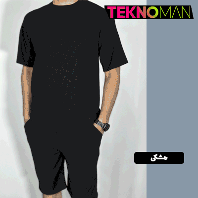 ست(تیشرت شلوارک)مردانه موجود در 6 رنگ