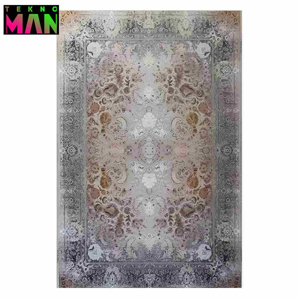 فرش مخمل طرح سنتی سایز 50×80 (پادری کوچک) کد 1220