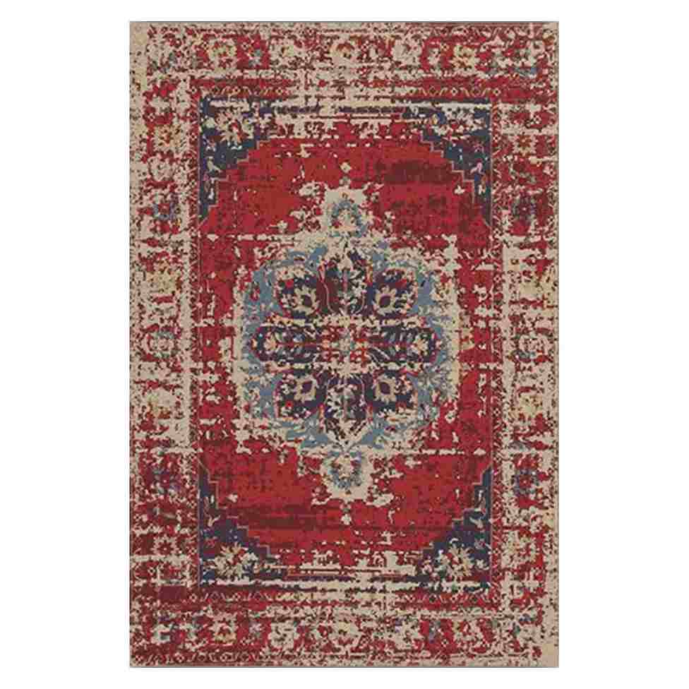 فرش مخمل طرح سنتی سایز 50×80 (پادری کوچک) کد 1226
