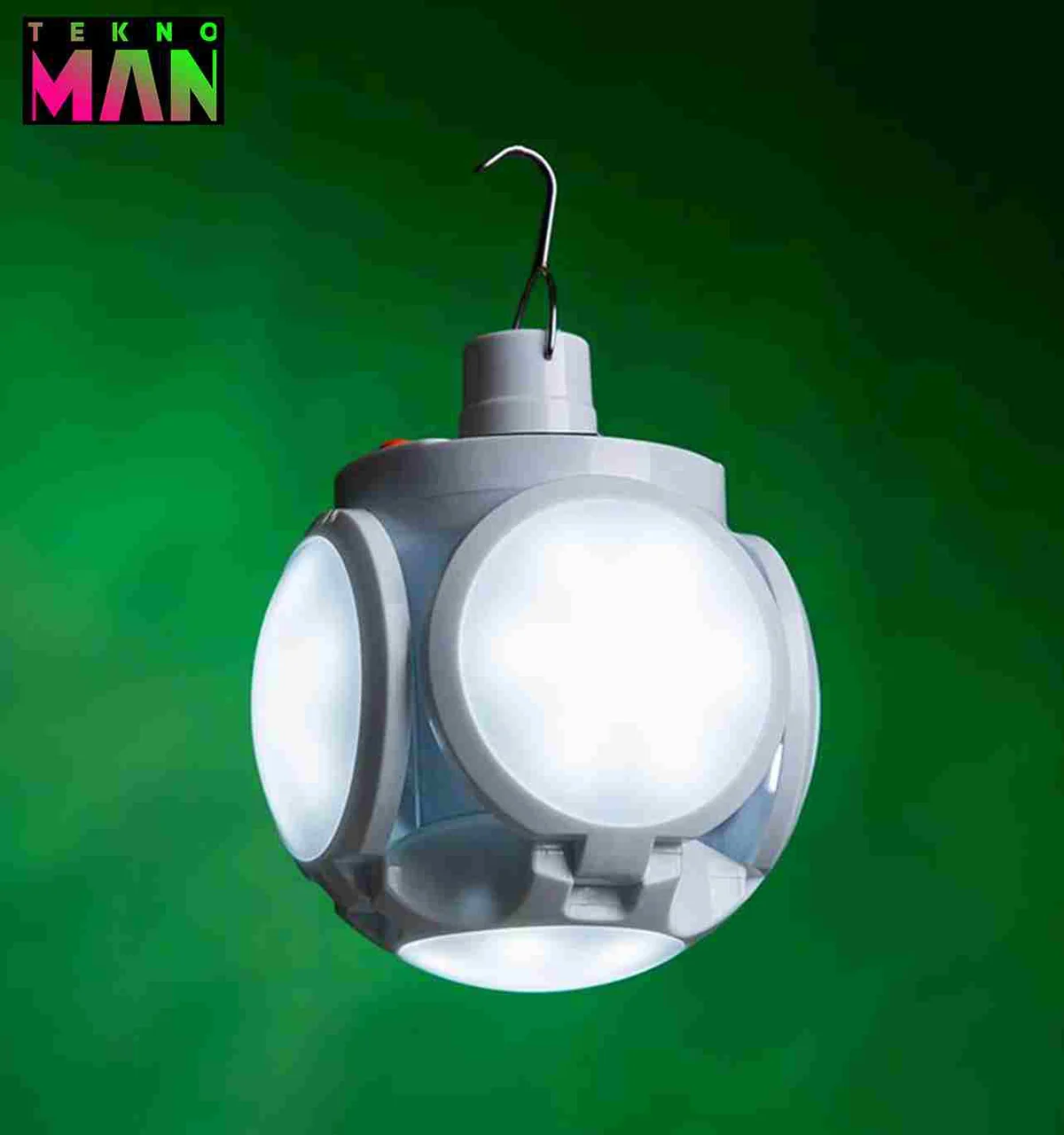 چراغ توپی 5 پر شارژی مسافرتی