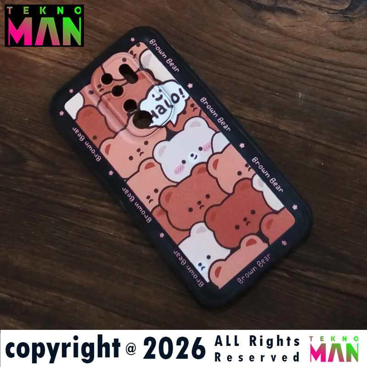 گارد شیائومی Note 8 Pro خرسی BrownBear