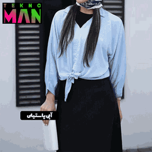 شومیز ساتن گره ای موجود در 7 رنگ