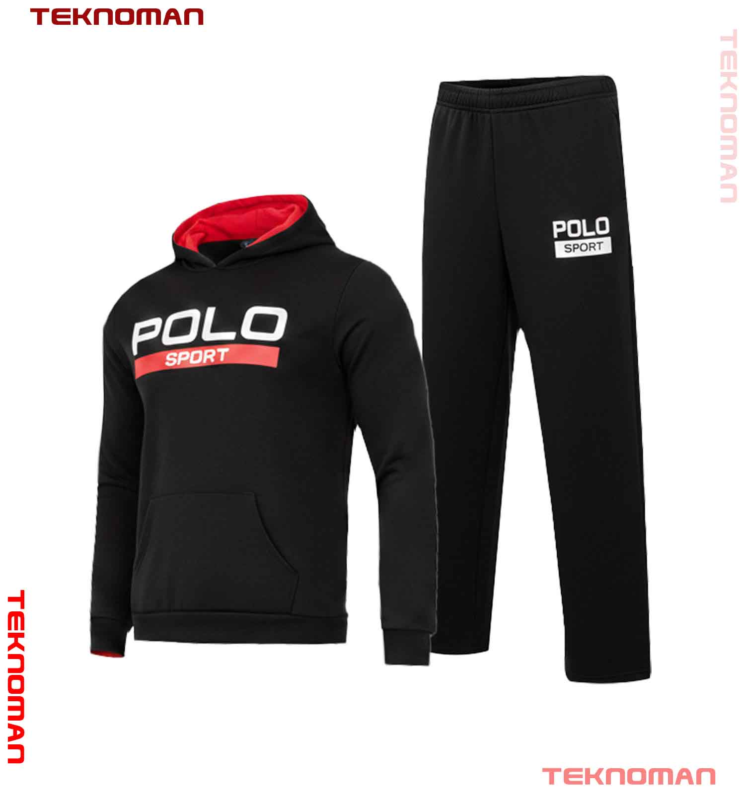 ست هودی و شلوار Polo Sport مشکی