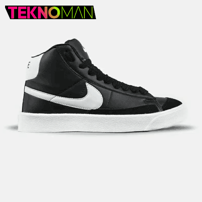 کفش ویتنامی ساقدار مردانه Nike Blazer Low 77 مشکی سفید