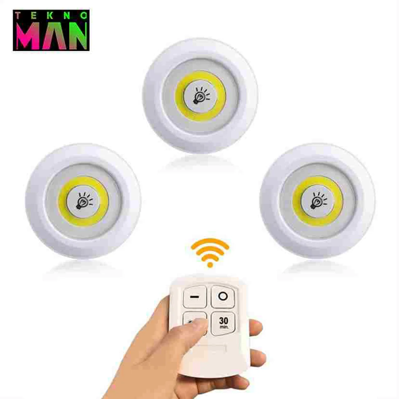 لامپ اضطراری LED ریموت دار (3 عددی)