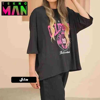 تیشرت باکسی کالیفرنیا موجود در 10 رنگ