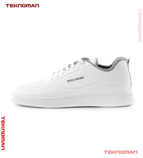 کفش روزمره مردانه Skechers چرم مصنوعی بنددار موجود در 2 رنگ