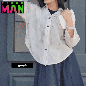 شومیز پوپو طوسی